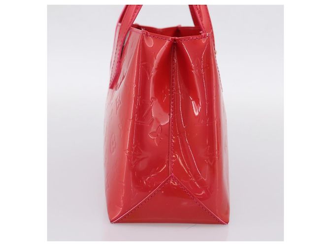 Borsa LOUIS VUITTON Monogram Vernis Wilshire PM Bag Rose Pop M93643 LV Auth 203774A Rosa - vista 3