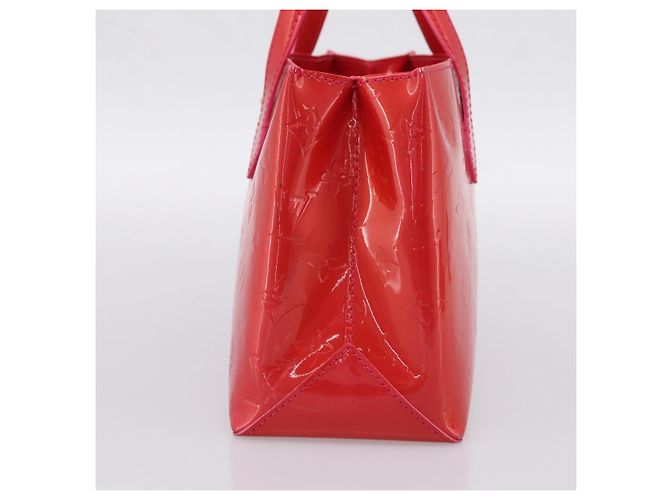 Borsa LOUIS VUITTON Monogram Vernis Wilshire PM Bag Rose Pop M93643 LV Auth 203774A Rosa - vista 4
