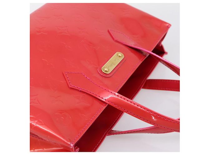 Borsa LOUIS VUITTON Monogram Vernis Wilshire PM Bag Rose Pop M93643 LV Auth 203774A Rosa - vista 6