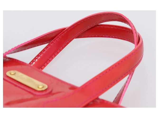 Borsa LOUIS VUITTON Monogram Vernis Wilshire PM Bag Rose Pop M93643 LV Auth 203774A Rosa - vista 8