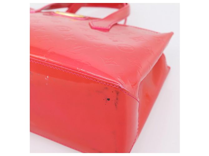 Borsa LOUIS VUITTON Monogram Vernis Wilshire PM Bag Rose Pop M93643 LV Auth 203774A Rosa - vista 9