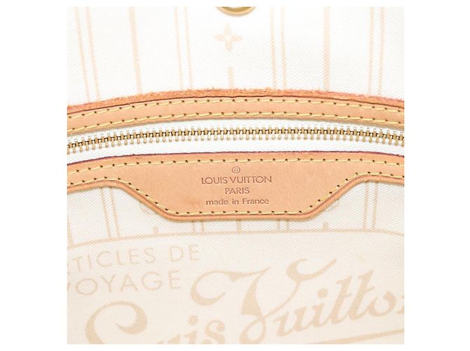 Borsa Tote LOUIS VUITTON Damier Azur Neverfull PM N41362 LV Auth 197274V - vista 19