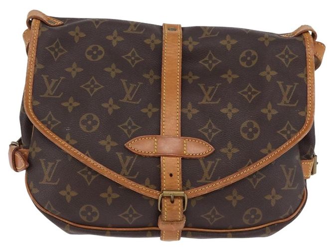 LOUIS VUITTON Monogram Saumur 30 Shoulder Bag M42256 LV Auth 199805A Monogramma - vista 13