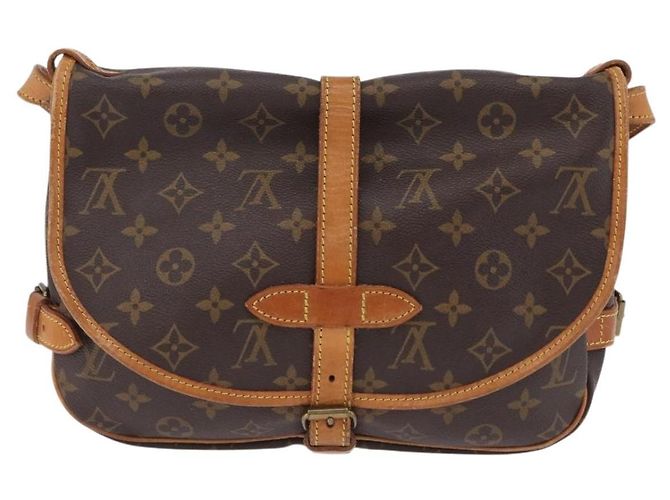 LOUIS VUITTON Monogram Saumur 30 Shoulder Bag M42256 LV Auth 199805A Monogramma - vista 2