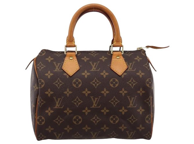 LOUIS VUITTON Monogram Speedy 25 Borsa a mano M41528 LV Auth 201143SAV Monogramma - vista 13