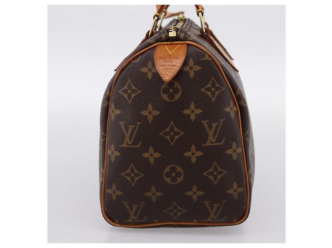 LOUIS VUITTON Monogram Speedy 25 Borsa a mano M41528 LV Auth 201143SAV Monogramma - vista 3