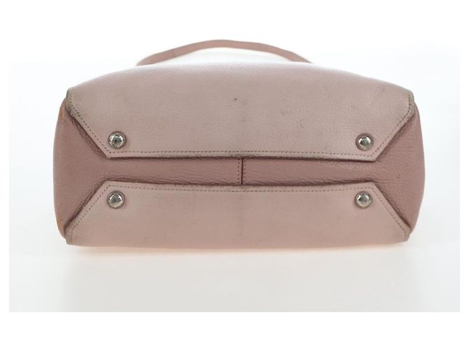 Sac à main Miu Miu Vitterodino en cuir 2way Rose Argent Auth 200774V Argenté - vue 6