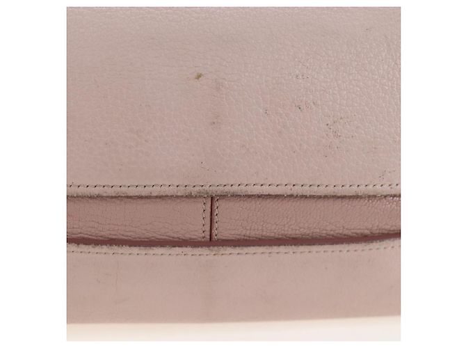 Sac à main Miu Miu Vitterodino en cuir 2way Rose Argent Auth 200774V Argenté - vue 7