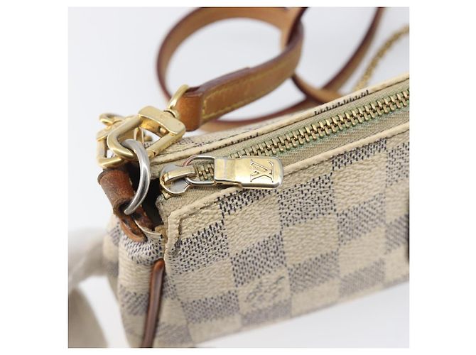 LOUIS VUITTON Damier Azur Eva Shoulder Bag 2way N55214 LV Auth 199205 - vista 10