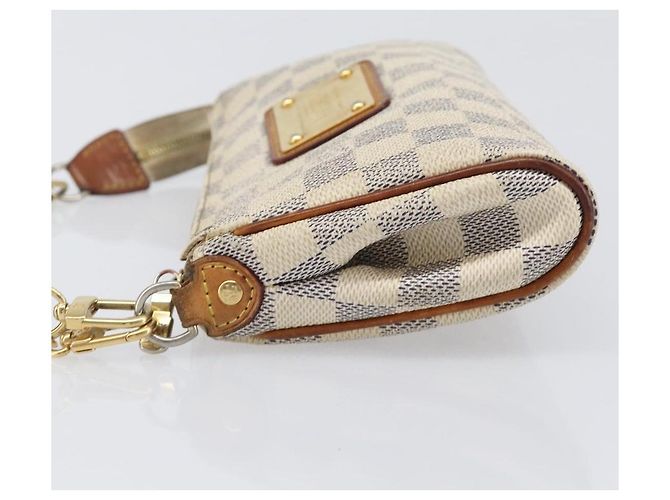 LOUIS VUITTON Damier Azur Eva Shoulder Bag 2way N55214 LV Auth 199205 - vista 4