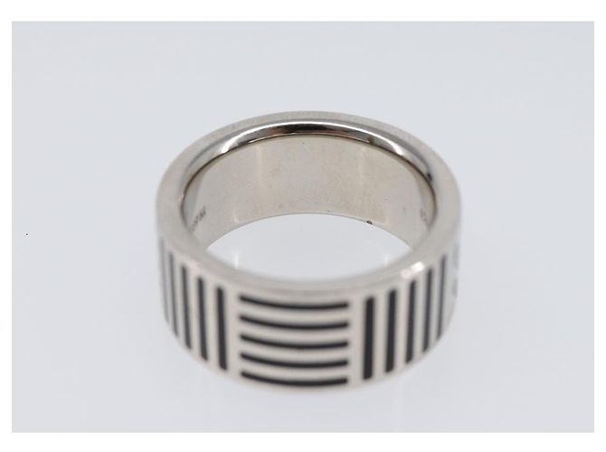 LOUIS VUITTON Damier Color Berg Ring metal M Silver M62493 LV Auth SW2800V Argento - vista 11