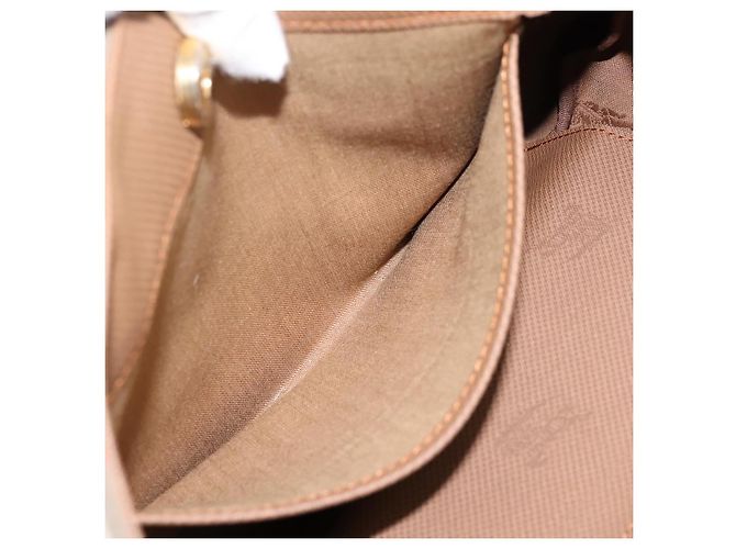 Borsa a mano Burberrys Nova Check Canvas Beige Gold Auth 202669 D'oro - vista 19