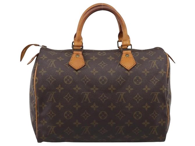 Borsa a mano LOUIS VUITTON Monogram Speedy 30 M41526 LV Auth 201195A Monogramma - vista 2