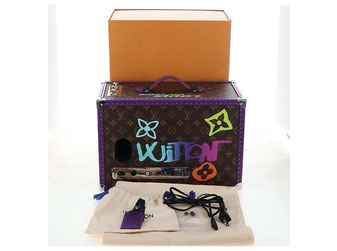 LOUIS VUITTON Speaker Trunk GM Speaker Virgil Abloh Gebrauchsfähig GI0802 Auth BA15646SM Monogramm - Ansicht 12