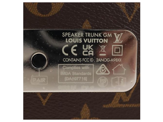 LOUIS VUITTON Speaker Trunk GM Speaker Virgil Abloh Gebrauchsfähig GI0802 Auth BA15646SM Monogramm - Ansicht 18