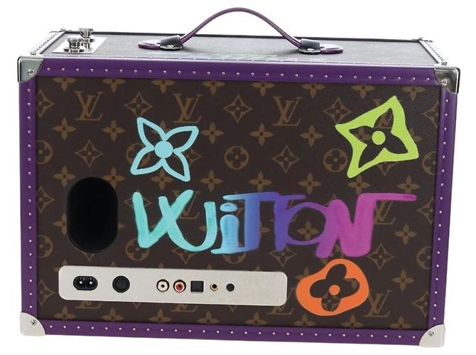 LOUIS VUITTON Speaker Trunk GM Speaker Virgil Abloh Gebrauchsfähig GI0802 Auth BA15646SM Monogramm - Ansicht 2
