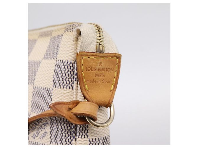 LOUIS VUITTON Damier Azur Pochette Accessoires Pouch N51986 LV Auth 202801 - vista 18