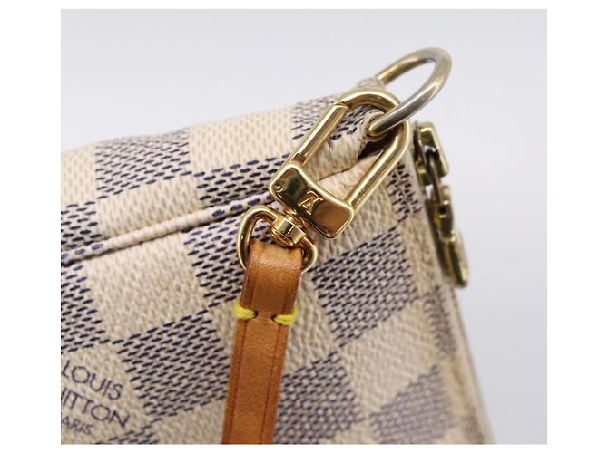 LOUIS VUITTON Damier Azur Pochette Accessoires Pouch N51986 LV Auth 202801 - vista 19