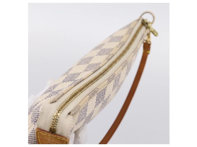 LOUIS VUITTON Damier Azur Pochette Accessoires Pouch N51986 LV Auth 202801 - vista 6