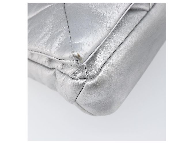 Borsa a tracolla Miu Miu in pelle argento autentica 167579A - vista 14