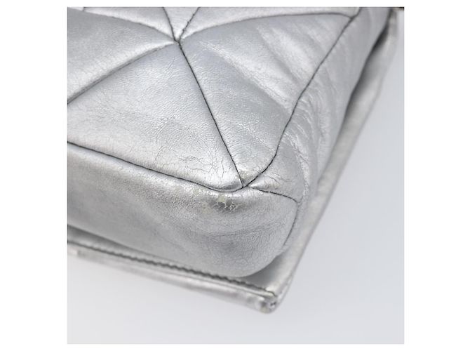 Borsa a tracolla Miu Miu in pelle argento autentica 167579A - vista 15