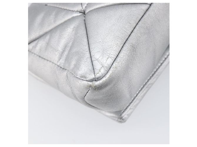 Borsa a tracolla Miu Miu in pelle argento autentica 167579A - vista 16