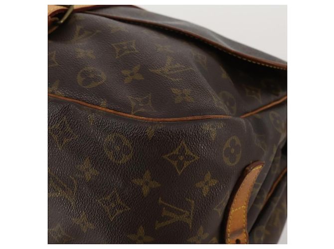 LOUIS VUITTON Monogram Saumur 35 Shoulder Bag M42254 LV Auth hk4113 Monogramma - vista 14