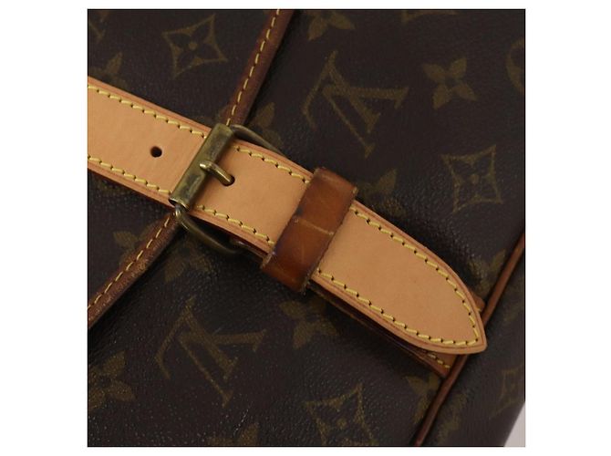 LOUIS VUITTON Monogram Saumur 35 Shoulder Bag M42254 LV Auth hk4113 Monogramma - vista 24