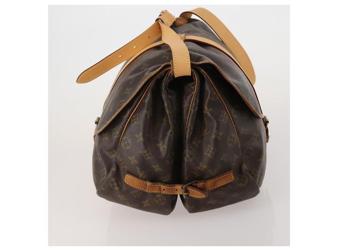 LOUIS VUITTON Monogram Saumur 35 Shoulder Bag M42254 LV Auth hk4113 Monogramma - vista 4