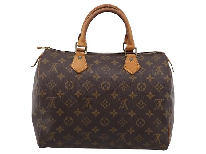 LOUIS VUITTON Monogram Speedy 30 Hand Bag M41526 LV Auth 201410 Monogramma - vista 2