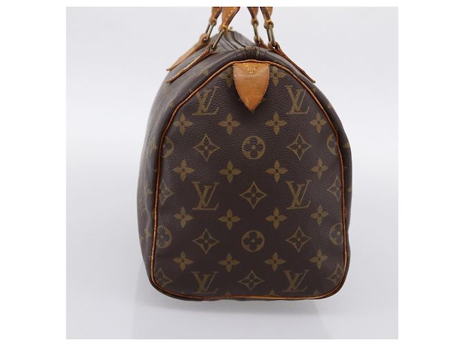 LOUIS VUITTON Monogram Speedy 30 Hand Bag M41526 LV Auth 201410 Monogramma - vista 3