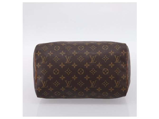 LOUIS VUITTON Monogram Speedy 30 Hand Bag M41526 LV Auth 201410 Monogramma - vista 5