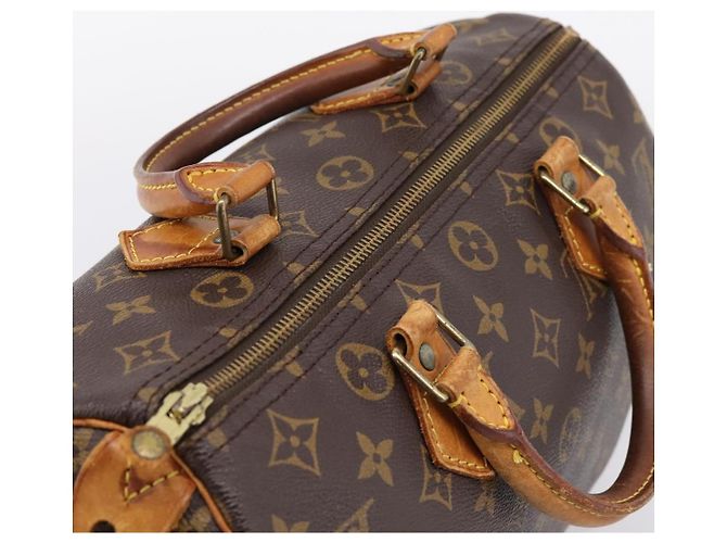 LOUIS VUITTON Monogram Speedy 30 Hand Bag M41526 LV Auth 201410 Monogramma - vista 6