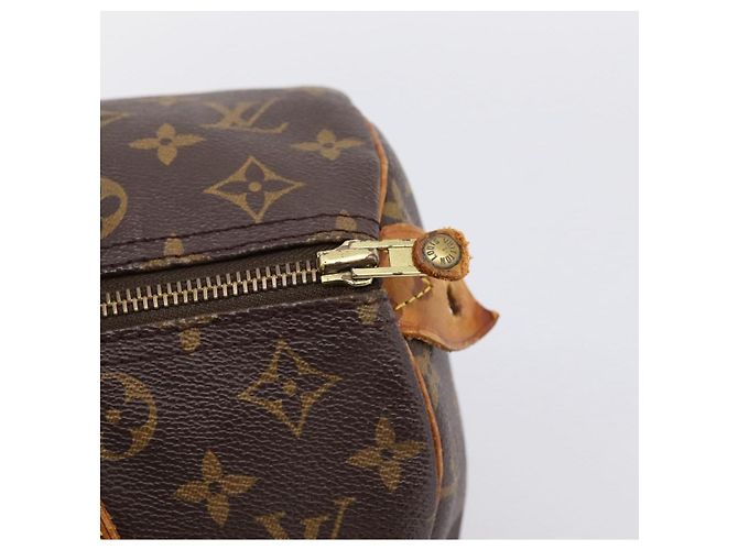 LOUIS VUITTON Monogram Speedy 30 Hand Bag M41526 LV Auth 201410 Monogramma - vista 9