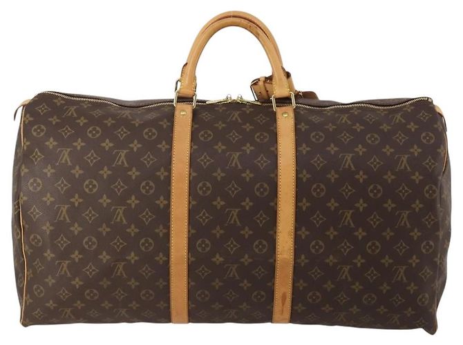 LOUIS VUITTON Monogram Keepall 60 Boston Bag M41422 LV Auth 196972 Monogramm - Ansicht 2