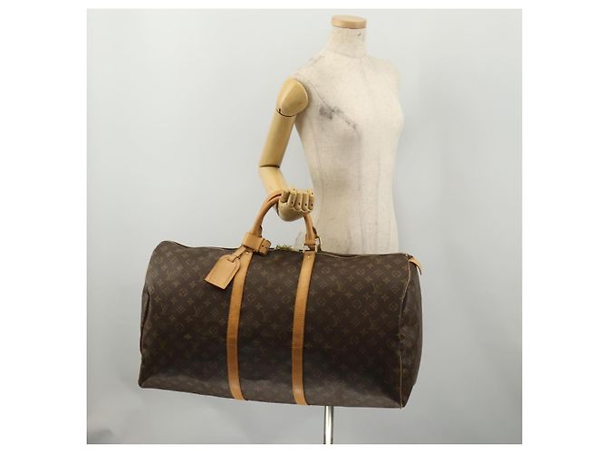 LOUIS VUITTON Monogram Keepall 60 Boston Bag M41422 LV Auth 196972 Monogramm - Ansicht 22
