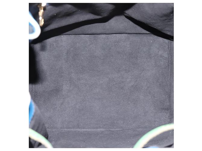 Borsa a tracolla LOUIS VUITTON Epi Noe Green Blue M44044 LV Auth ka6071 Verde - vista 11
