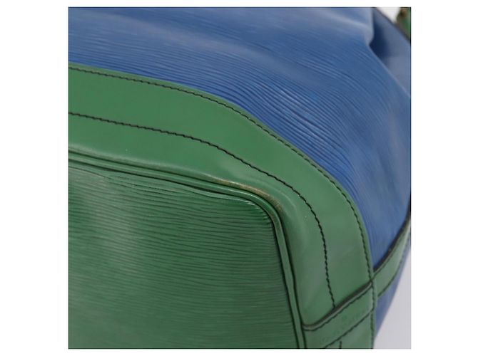Borsa a tracolla LOUIS VUITTON Epi Noe Green Blue M44044 LV Auth ka6071 Verde - vista 15