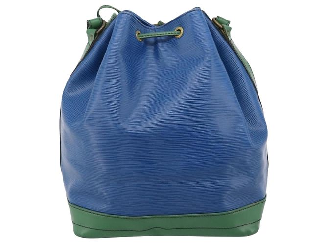 Borsa a tracolla LOUIS VUITTON Epi Noe Green Blue M44044 LV Auth ka6071 Verde - vista 2