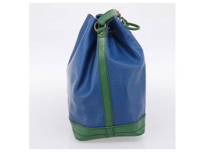 Borsa a tracolla LOUIS VUITTON Epi Noe Green Blue M44044 LV Auth ka6071 Verde - vista 3