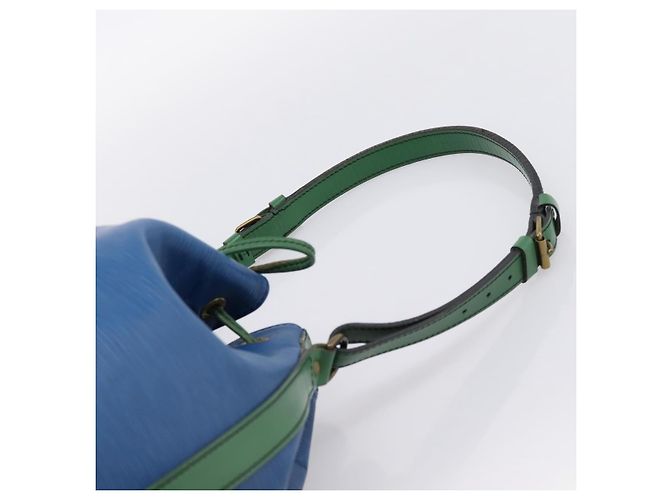 Borsa a tracolla LOUIS VUITTON Epi Noe Green Blue M44044 LV Auth ka6071 Verde - vista 8