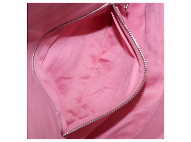 Borsa a tracolla Miu Miu Matelassé in pelle 2way Rosa Argento Auth ka6075M - vista 27