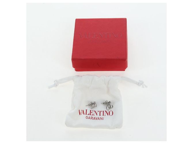 Orecchini VALENTINO Metal Silver Auth BA15474V Argento - vista 10