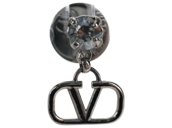 Orecchini VALENTINO Metal Silver Auth BA15474V Argento - vista 2