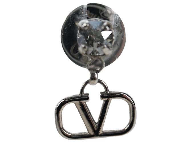 Orecchini VALENTINO Metal Silver Auth BA15474V Argento - vista 3