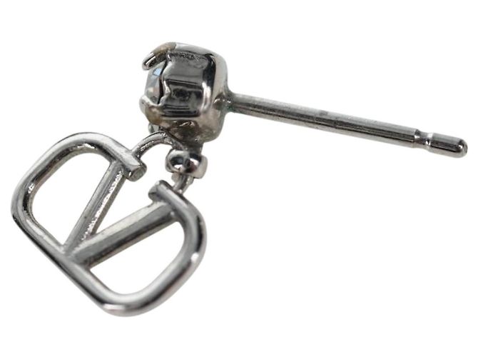 Orecchini VALENTINO Metal Silver Auth BA15474V Argento - vista 9