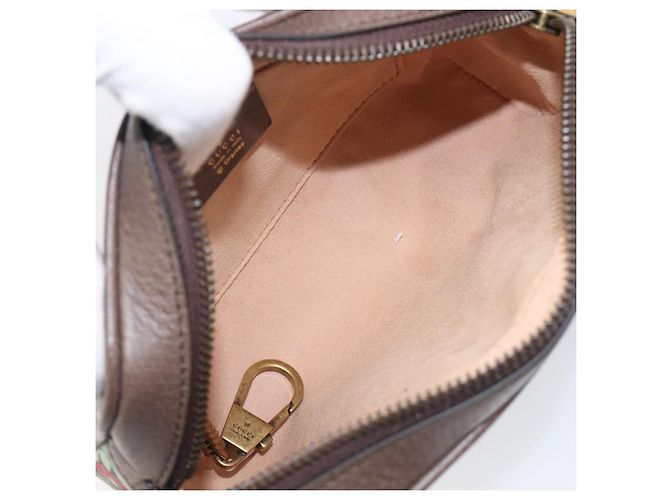 Borsa a tracolla GUCCI GG Supreme Disney Donald Duck PVC Beige 648124 Auth 202863SAM - vista 10