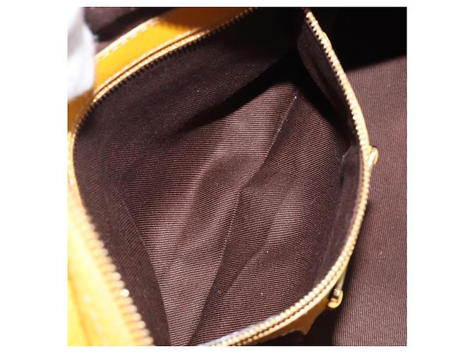 Borsa a mano LOEWE Amazona 28 Suede Yellow Gold Auth 200433V D'oro Giallo - vista 24