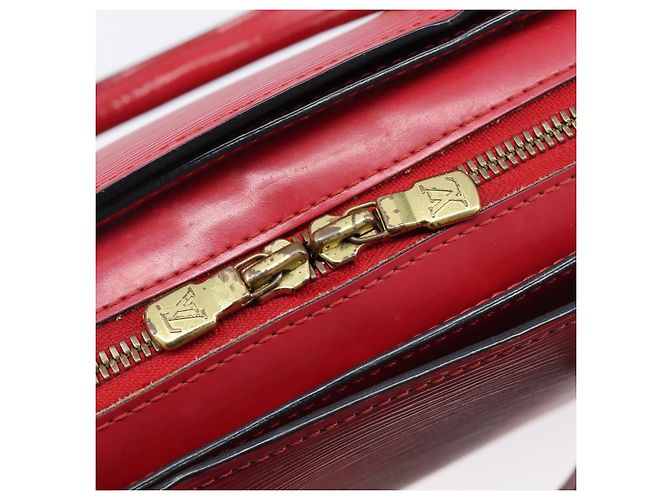 Borsa a mano LOUIS VUITTON Epi Pont Neuf Rossa M52057 LV Auth ka6088 Rosso - vista 19