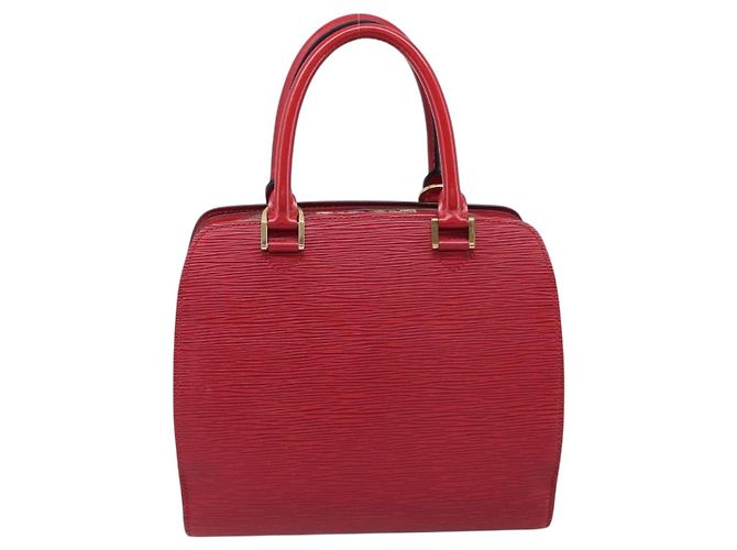 Borsa a mano LOUIS VUITTON Epi Pont Neuf Rossa M52057 LV Auth ka6088 Rosso - vista 2
